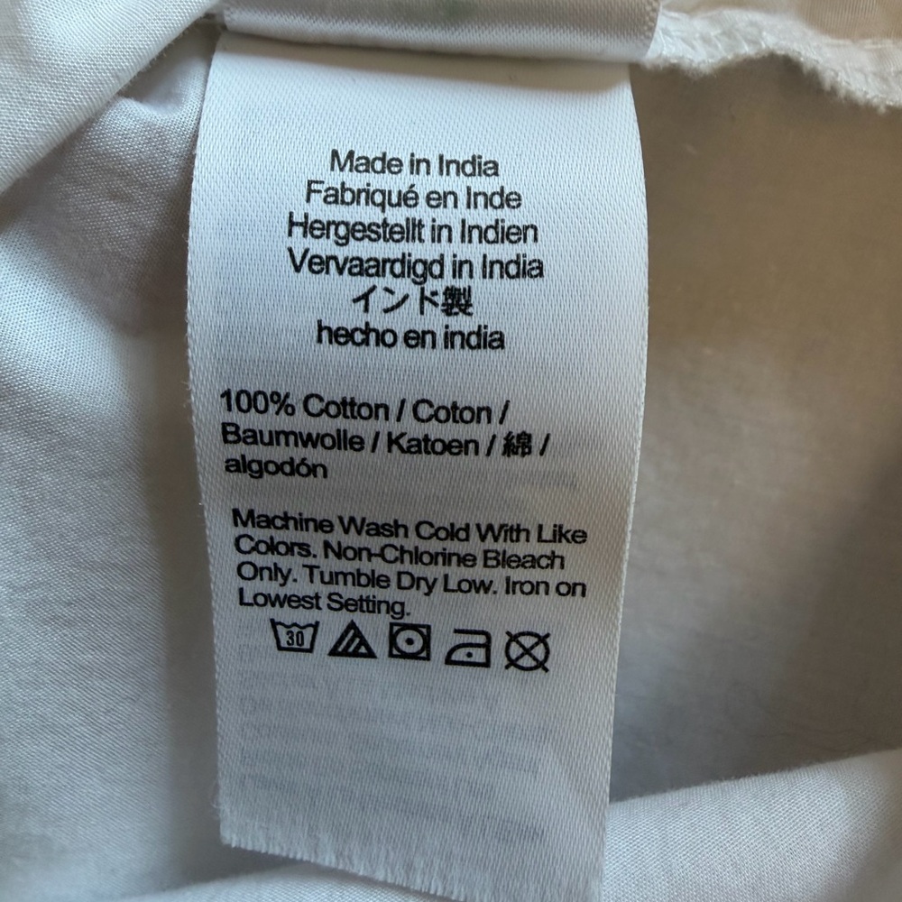 SOLD J. Crew White Ruffle Collar Button Up Shirt Size 6 - Picture 5 of 8